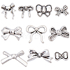 100Pcs 10 Styles Tibetan Style Alloy Beads FIND-BM0001-50-1