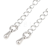 Brass Curb Chain Extender KK-L265-03P-2