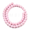 Dyed Synthetic Lava Rock Beads Strands GG-CBAAE19-06B-06-2