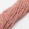 Natural Rhodochrosite Beads Strands G-P270-2mm-17-2