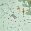 80Pcs 8 Styles Brass Pendants KK-BBC0025-90-4