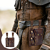 Rectangle PU Leather Medieval Waist Belt Bag with 2Pcs Glass Potion Bottles AJEW-WH0696-581A-5