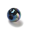 UV Plating Opaque Acrylic European Bead Rhinestone Settings AC-CBA6658-06G-2