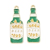 Alloy Enamel Pendants FIND-H020-01C-G-1