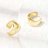 Brass Cuff Earrings EJEW-C186-09G-2