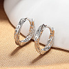 Twist Brass Hoop Earrings FS-WGA7E60-01-3