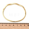 304 Stainless Steel Rhinestone Hinged Bangles for Women BJEW-B168-11G-5