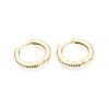 Brass Micro Pave Cubic Zirconia Hoop Earrings for Women EJEW-N054-57G-2