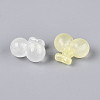 Luminous Frosted Transparent Acrylic Beads TACR-T029-29M-3