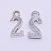 Tibetan Style Alloy Pendants TIBEP-TAC0001-14AS-2