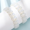 Opalite Faceted Beaded Stretch Bracelets for Women BJEW-K251-07Q-1