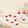 10Pcs Glass Enamel Beads LAMP-PA0001-44B-4