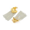 Irregular Tassel Brass Stud Earrings EJEW-Q391-15G-3