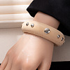 Iron Studded Wooden Statement Bangles WGF1C60-08-1