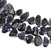 Natural Iolite Beads Strands G-L657-E04-01-4