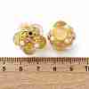 Handmade Resin Indonesia Round Beads IPDL-P005-25KCG-02-3