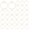 100Pcs 304 Stainless Steel Hoop Earring Findings STAS-BBC0009-65-7