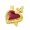 Alloy Enamel Pendants ENAM-P252-09G-2