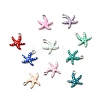 304 Stainless Steel Enamel Charms STAS-Q363-14I-P-1