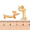 304 Stainless Steel Rhinestone Stud Earrings EJEW-D366-02G-3