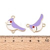 Alloy Enamel Connector Charms PALLOY-Q467-02G-03-3