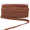 14.5M Polyester Lace Trim Ribbon OCOR-WH0101-244D-1