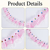 5Yards Polyester Lace Ribbon OCOR-GF0006-20B-6