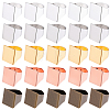 30Pcs 5 Colors Brass Finger Rings RJEW-SC0001-40-1