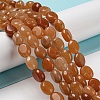 Natural Red Aventurine Beads Strands G-M420-D06-01-2