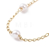 Round Plastic Imitation Pearl Beaded Bracelets BJEW-E054-10G-3