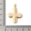 Natural White Shell Pendants KK-Z149-21G-3