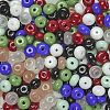 Opaque & Transparent Colours Glass Seed Beads SEED-C001-03A-01-3