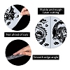 2Pcs 2 Styles PET Plastic Hollow Out Drawing Painting Stencils Templates DIY-WH0478-001-3