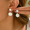 Fashionable Casual Coin Women's Earrings Ear Decorations Stud Earrings HJ7242-1
