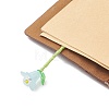 Flower Acrylic Bookmarks AJEW-TA00064-5