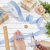 Polyester Tartan Ribbon OCOR-WH0082-574D-03-3