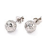 Non-Tarnish 304 Stainless Steel Stud Earring Findings STAS-I183-09B-P-2