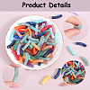 100Pcs Imitation Gemstone Acrylic Beads OACR-SP0001-05E-6