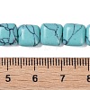 Synthetic Turquoise Beads Strands G-M435-A15-01-5