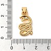 Brass Micro Pave Cubic Zirconia Pendants KK-M099-10G-A-3