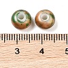 Opaque Spray Painted Glass Beads X1-GLAA-G118-01T-3