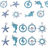 10Pcs 5 Styles Alloy Pendants FIND-TADJ0001-26C-1