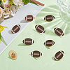 10Pcs Sports Enamel Pins JEWB-SC0002-01-4