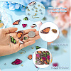 Kissitty DIY Butterfly Drop Earring Making Kit DIY-KS0001-33-5