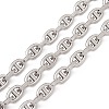 304 Stainless Steel Oval Link Chains CHS-E023-07P-1