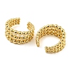 Brass Cuff Earrings EJEW-C074-01G-2