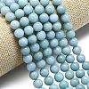 Natural Malaysia Jade Beads Strands G-L645-A01-8mm-25-3