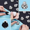 Glass Rhinestone Embroidery Sew on Ornament Accessories PATC-WH0021-070F-3