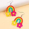 Acrylic Dangle Earrings FS-WGF1684-04-1