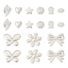 Craftdady 180Pcs 9 Style ABS Plastic Imitation Pearl Beads OACR-CD0001-08-2